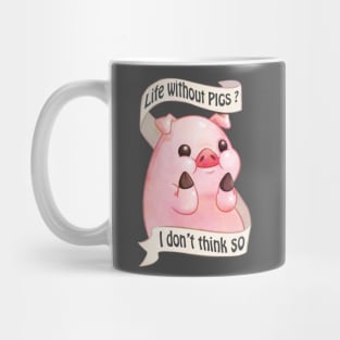 Cute Pink Pig Design. Mug